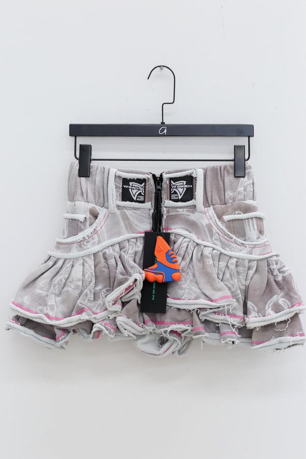 WINDOWSEN sports pleated skirt SS23S003 multi -color